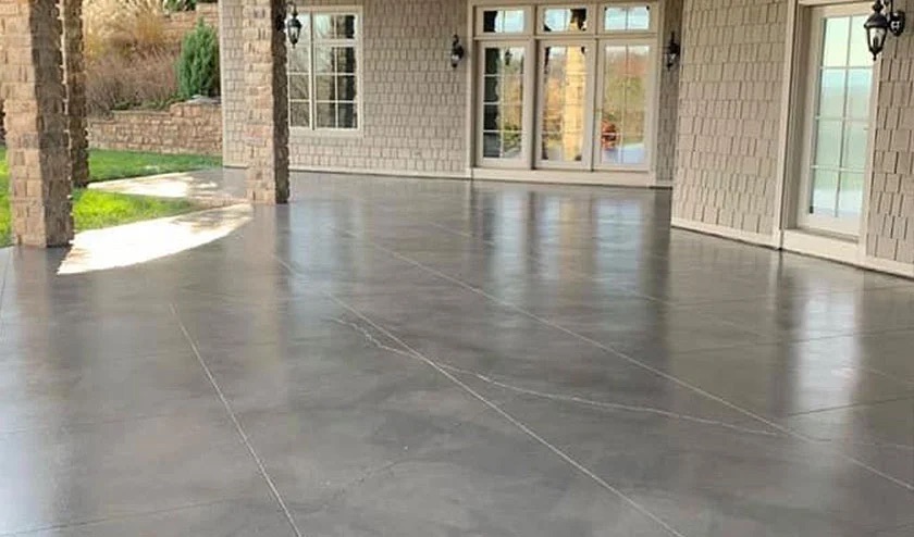 Stunning Stained Concrete Floors and Driveways